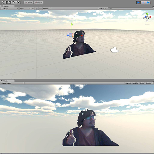 Kinect Chroma without Green Screen